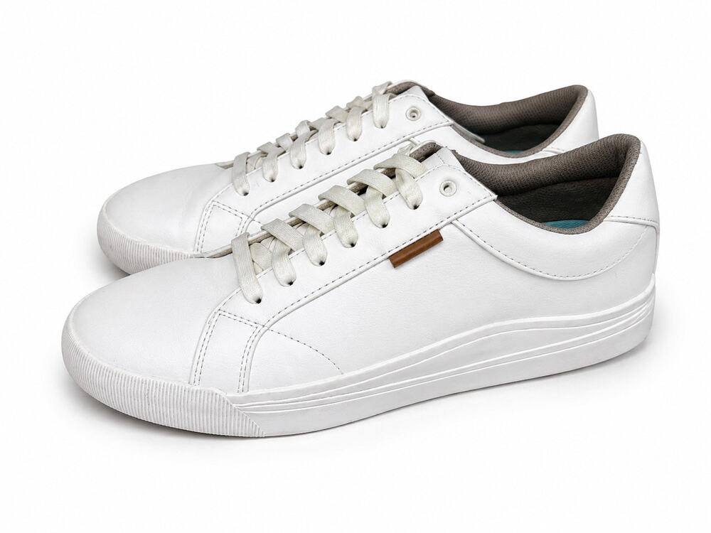 Dr. Scholl’s White Platform Lace-Up Comfort Sneakers Women’s Size 8.5